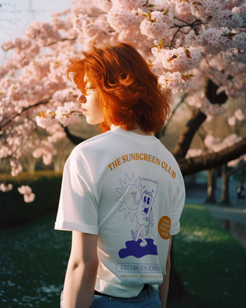 „The Sunscreen Club“-Comic-T-Shirt